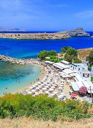 Mooiste stranden Rhodos: Lindos