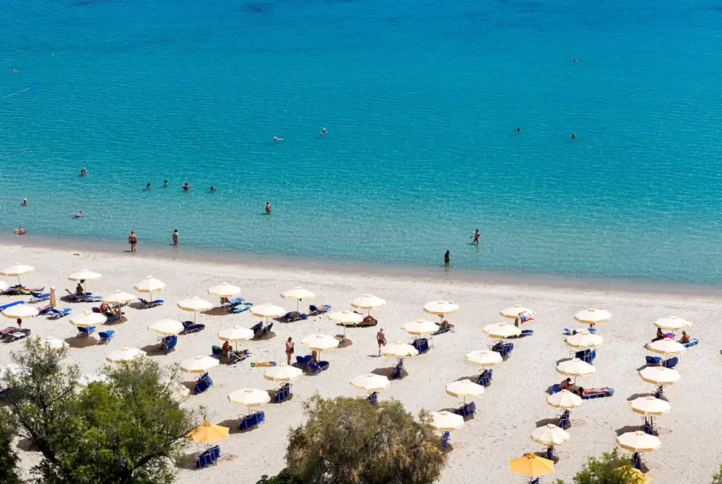Schönste Strände Chalkidiki Kallithea Beach Kassandra