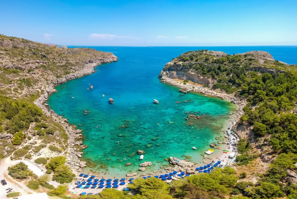 Schönste Strände Rhodos: Anthony Quinn Bay