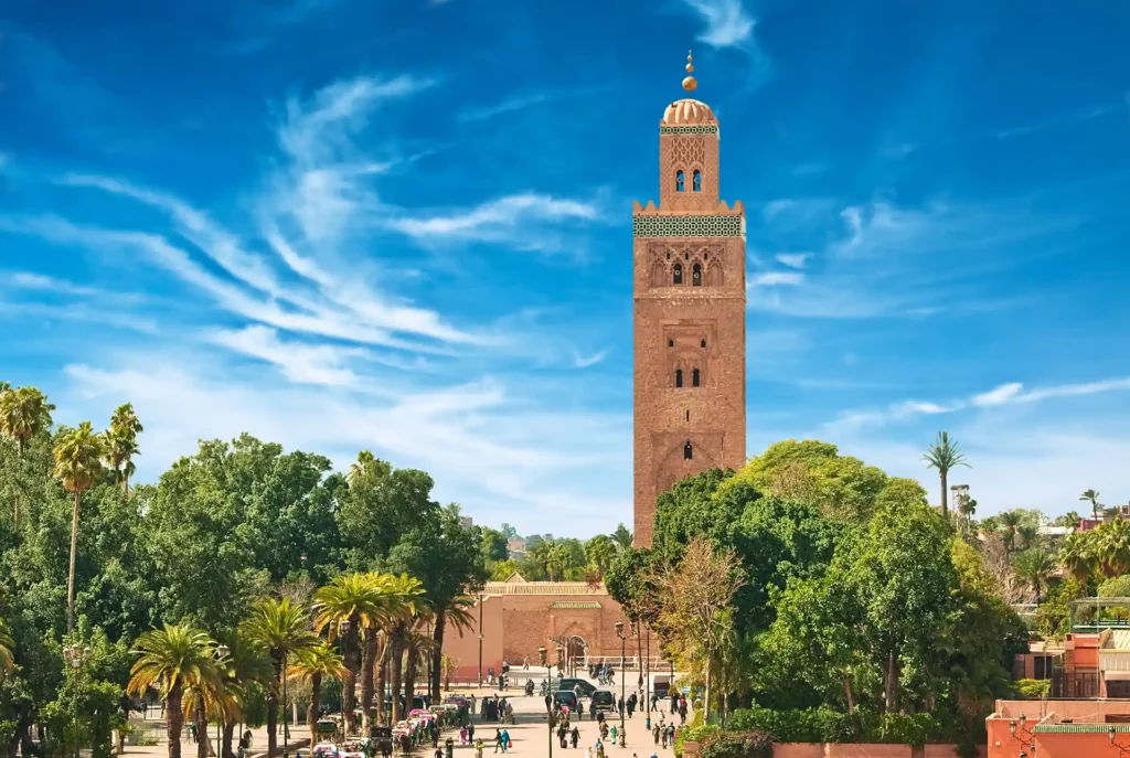 Wo ist es im Dezember warm: Marrakesch