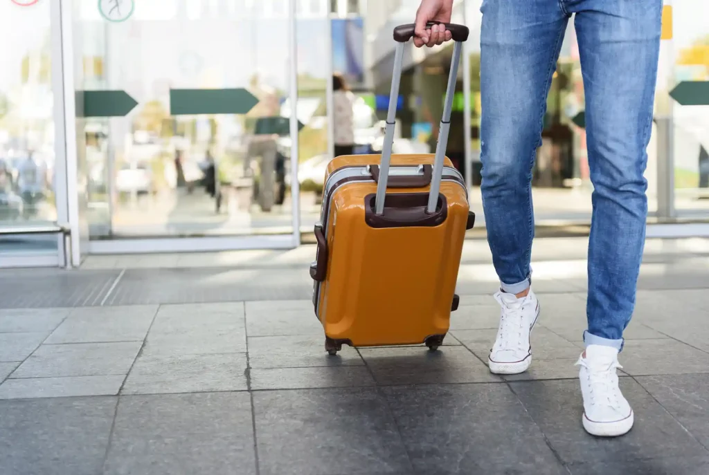 Reisen nur mit Handgepäck: Koffer