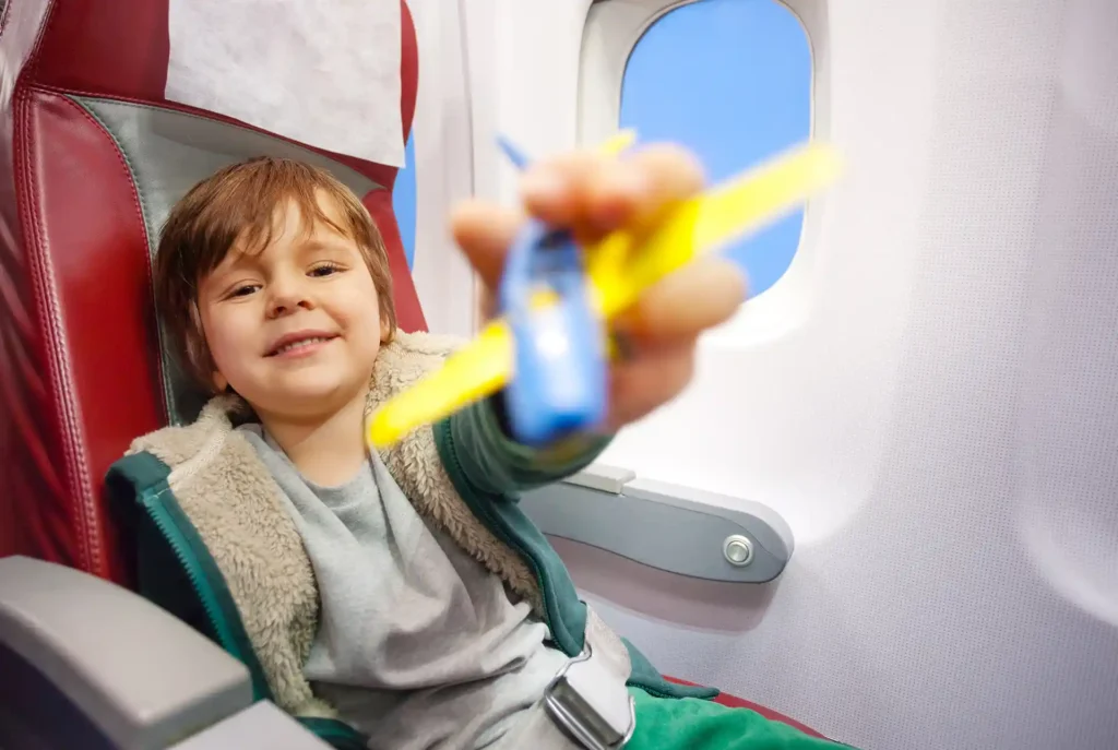 Fliegen mit Kindern - Accessoires.