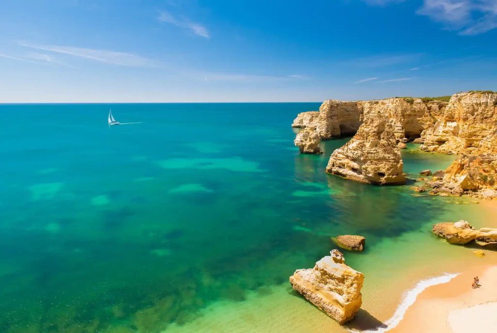 Schönste Strände Portugal Praia da Marinha