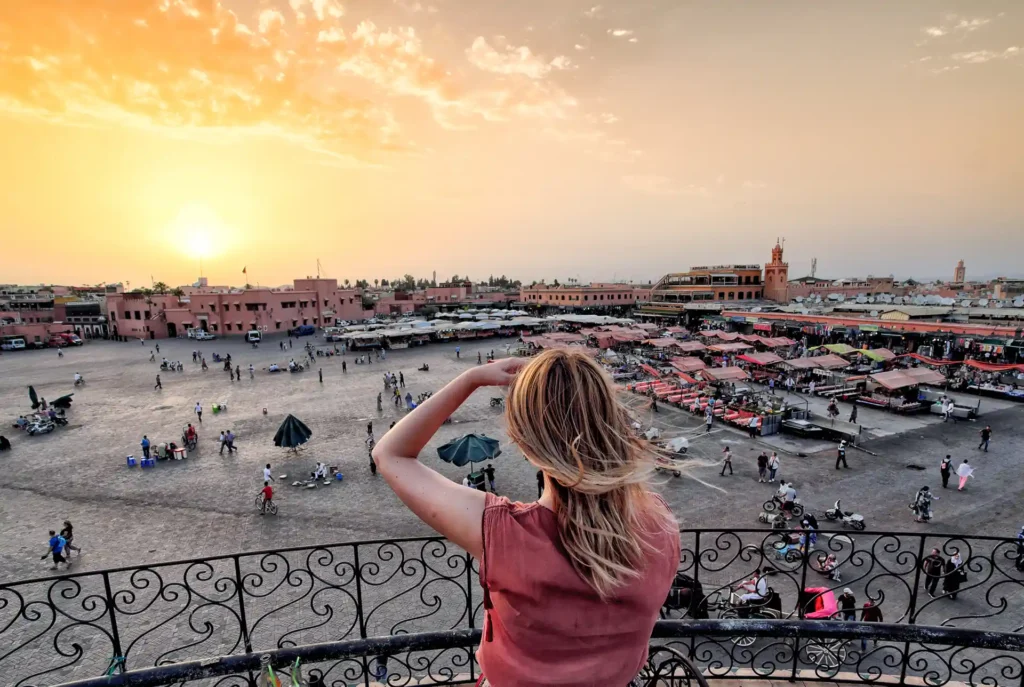 warm im März Marrakesch